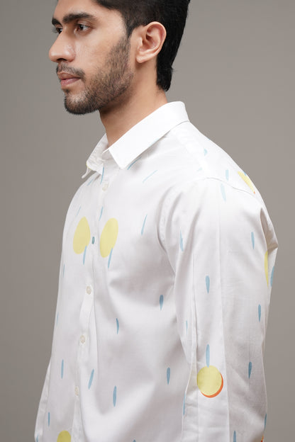 Regular Fit ‘Raindrop Radiance’ Print Shirt