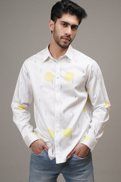 Regular Fit ‘Raindrop Radiance’ Print Shirt