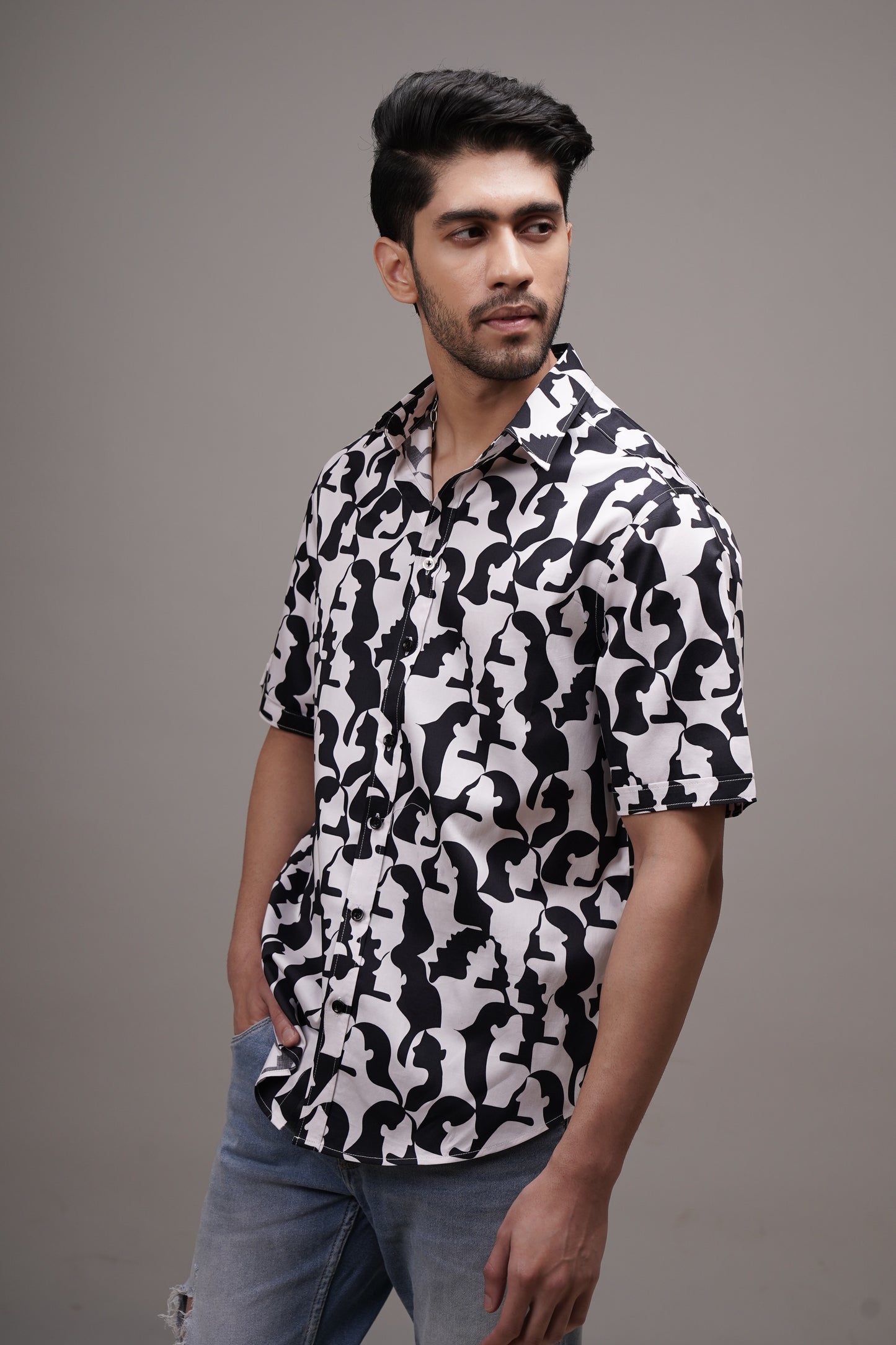 Regular Fit ‘Beauty Whispers’ Print Shirt