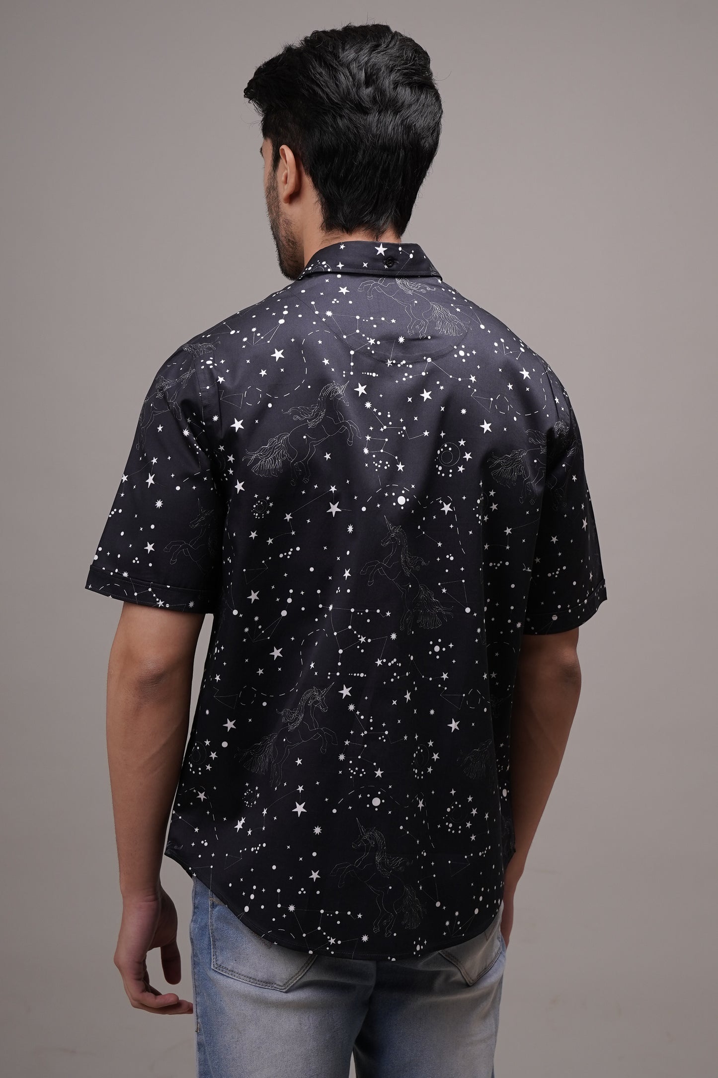 Regular Fit ‘Cosmic Gallop’ Print Shirt