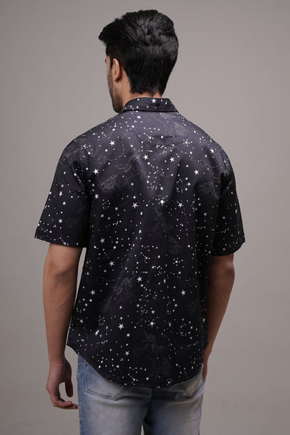 Regular Fit 'Cosmic Gallop’ Print Shirt