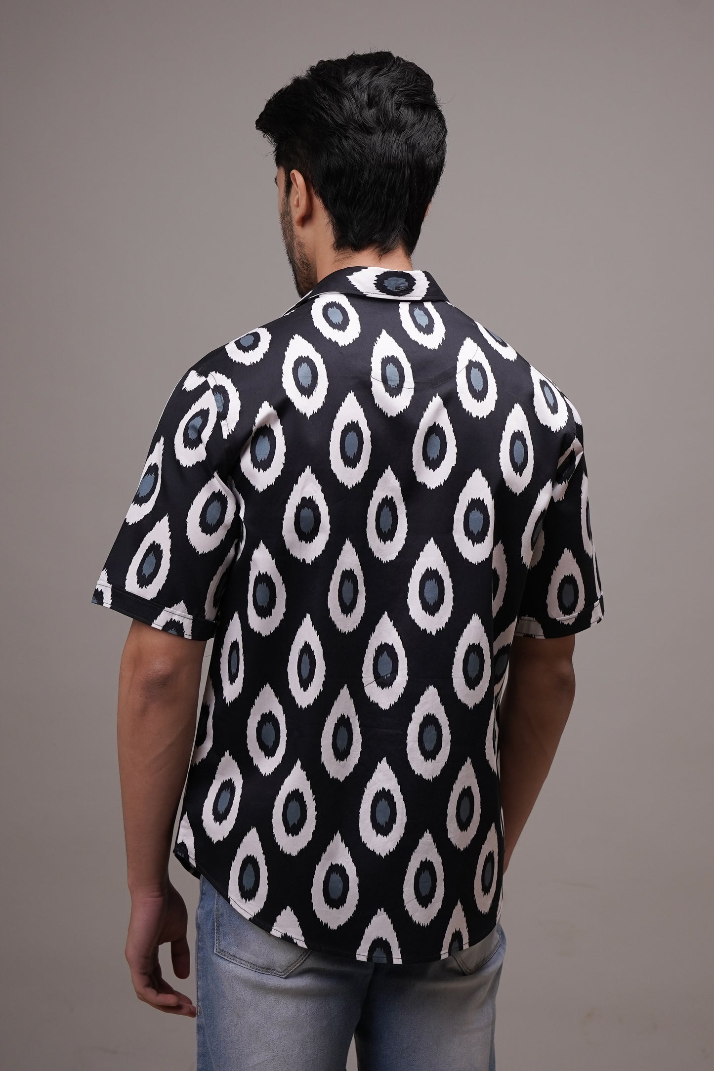 Regular Fit ‘Ember Essence’ Print Shirt