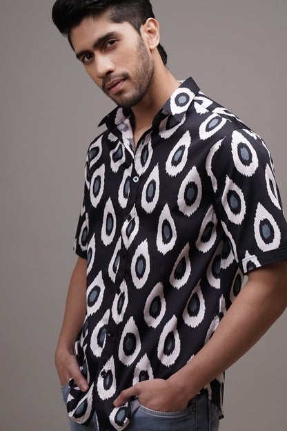 Ember Essence - Cotton Print Shirt