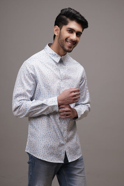 Ocean Breeze - Cotton Print Shirt