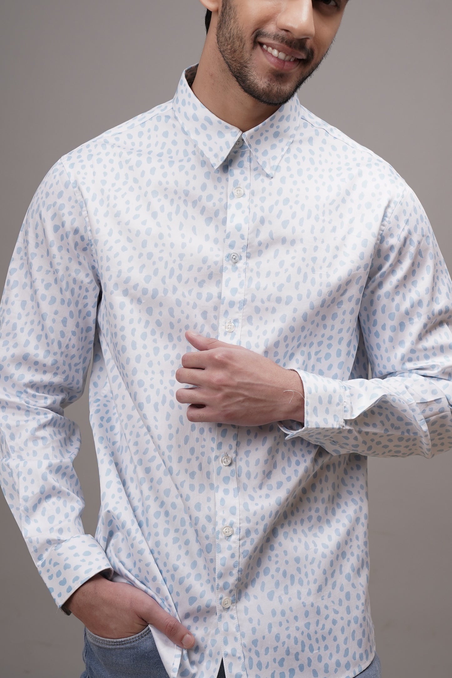 Ocean Breeze - Cotton Print Shirt