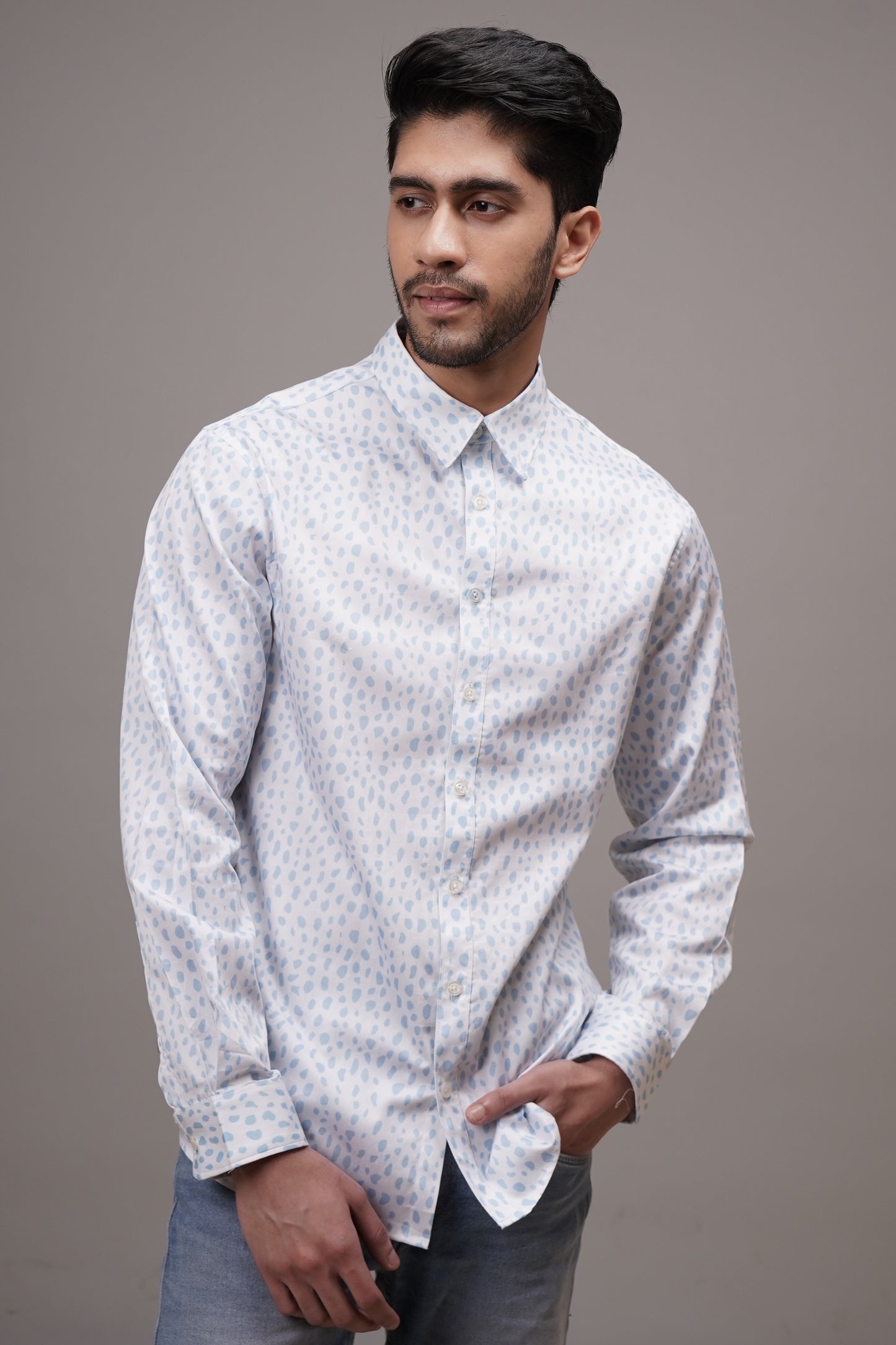 Ocean Breeze - Cotton Print Shirt