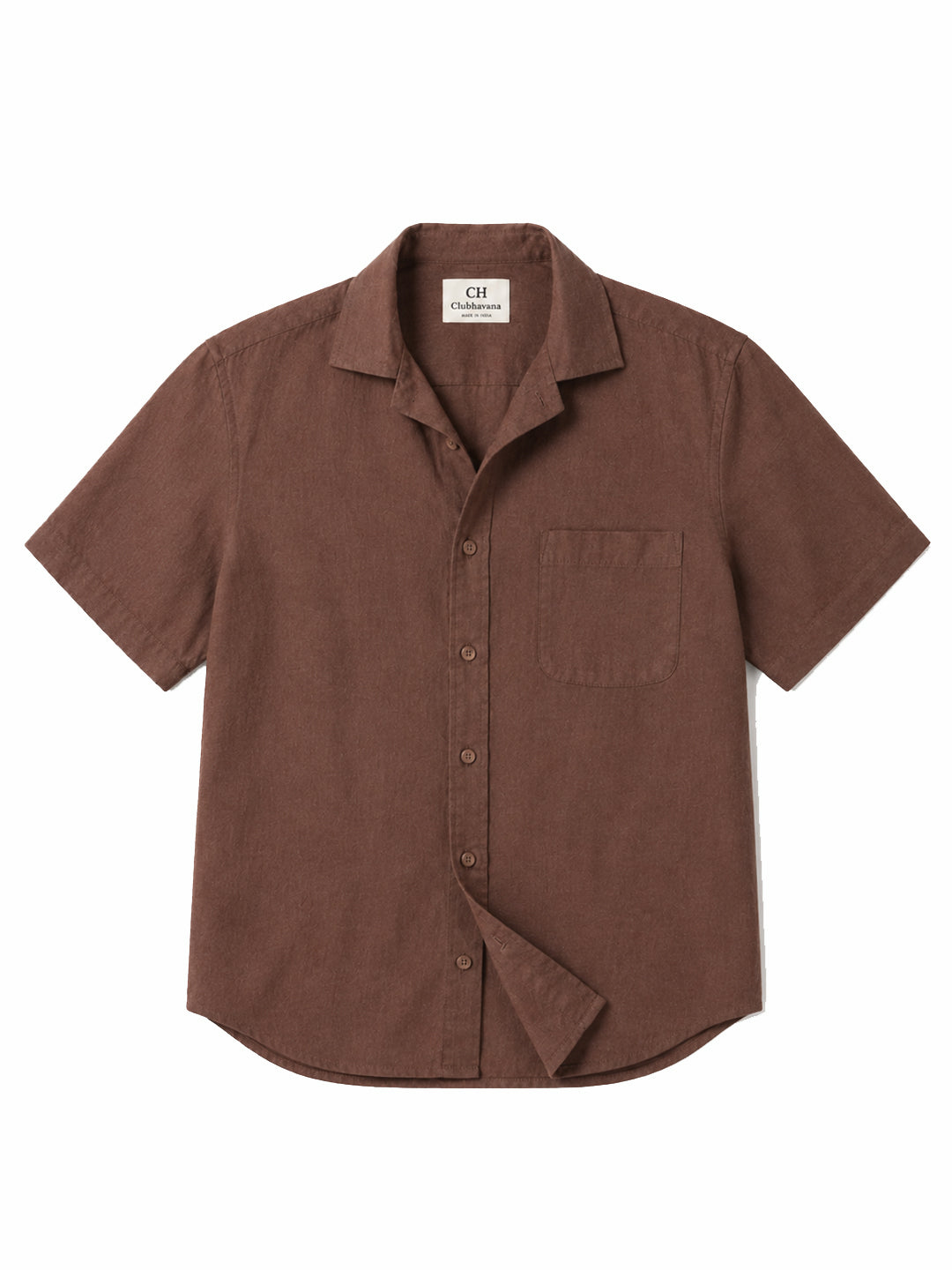 Driftwood Brown Linen Shirt
