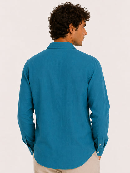 Amalfi Cove Linen Shirt