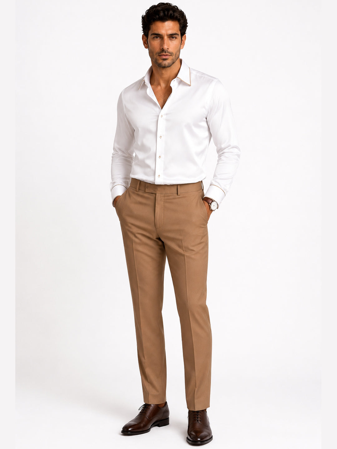 Nomad Gold Piping Premium Soft Satin Party Shirt