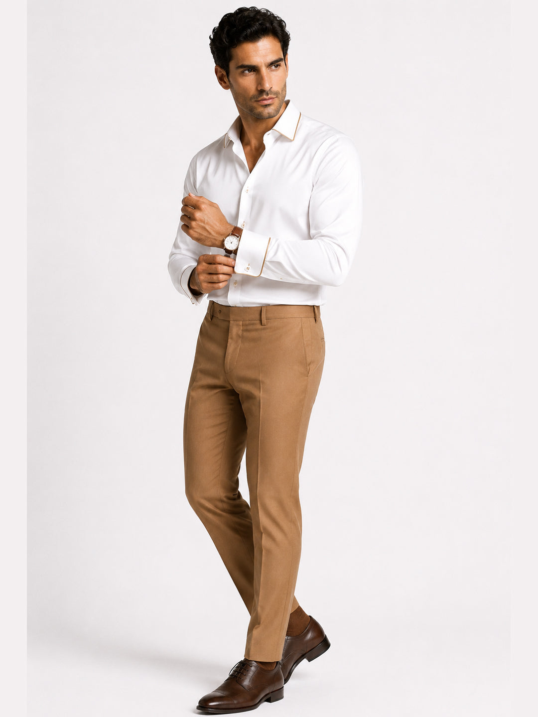 Nomad Gold Piping Premium Soft Satin Party Shirt