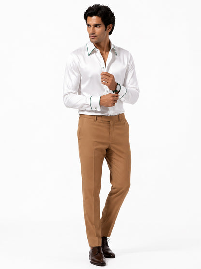 Ponderosa Piping Premium Soft Satin Party Shirt