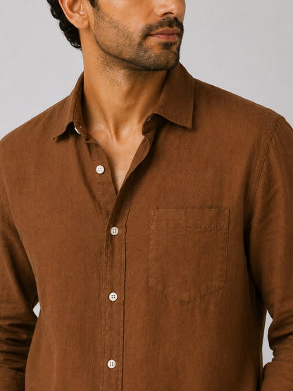Havana Earth Linen Shirt