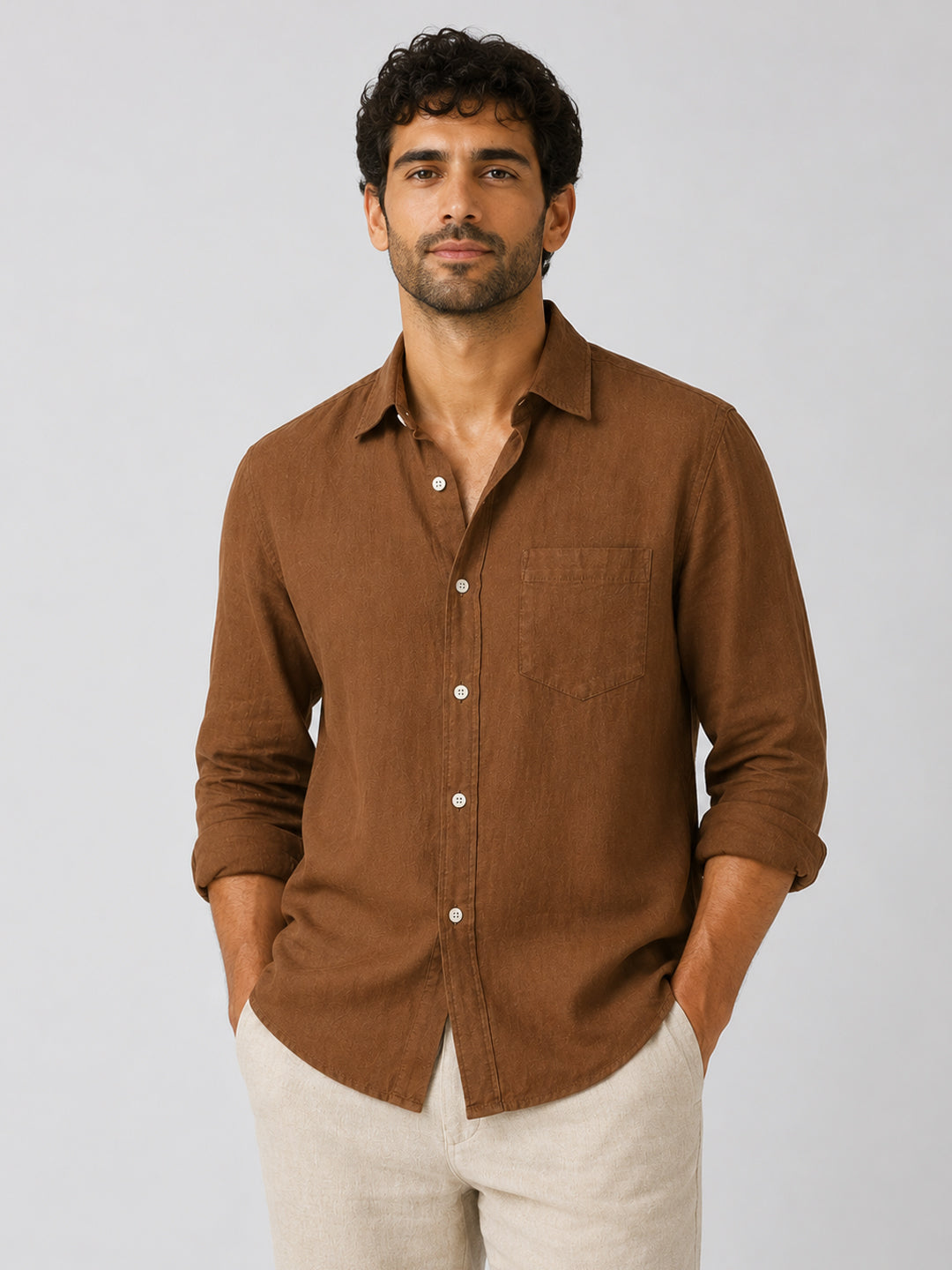 Havana Earth Linen Shirt