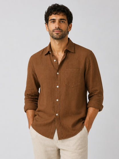 Havana Earth Linen Shirt