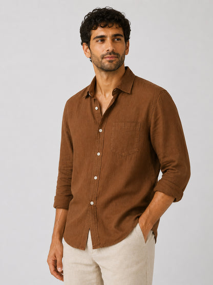 Havana Earth Linen Shirt