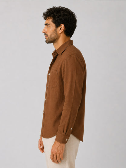 Havana Earth Linen Shirt