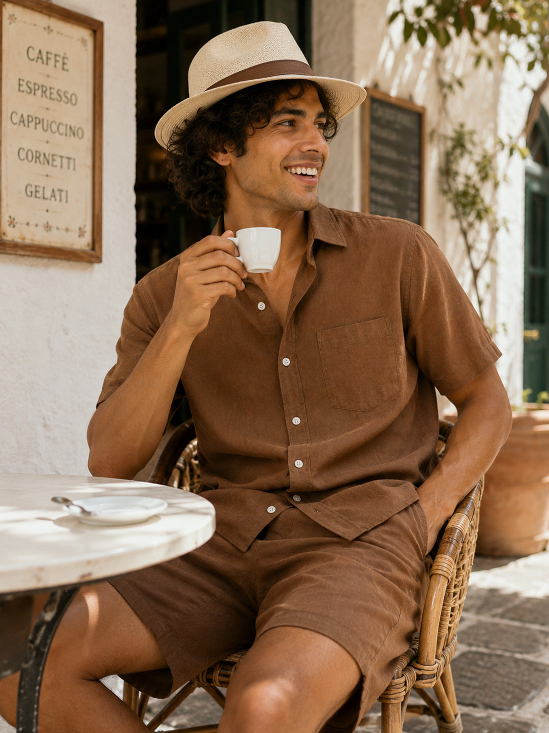 Havana Earth Linen Shirt