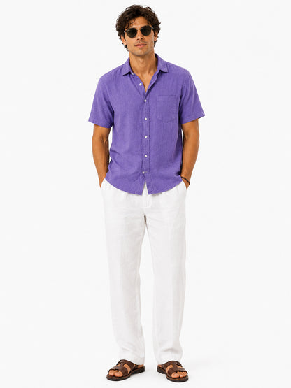 Lavender Coast Linen Shirt