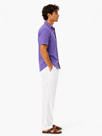 Lavender Coast Linen Shirt