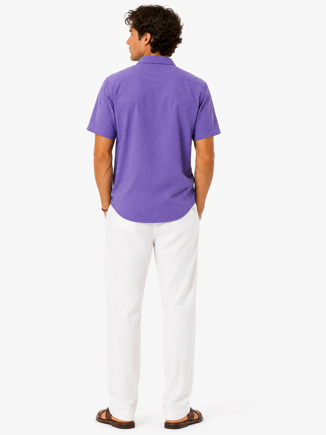 Lavender Coast Linen Shirt
