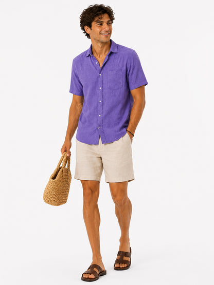 Lavender Coast Linen Shirt