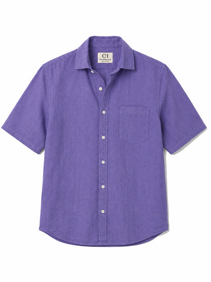 Lavender Coast Linen Shirt