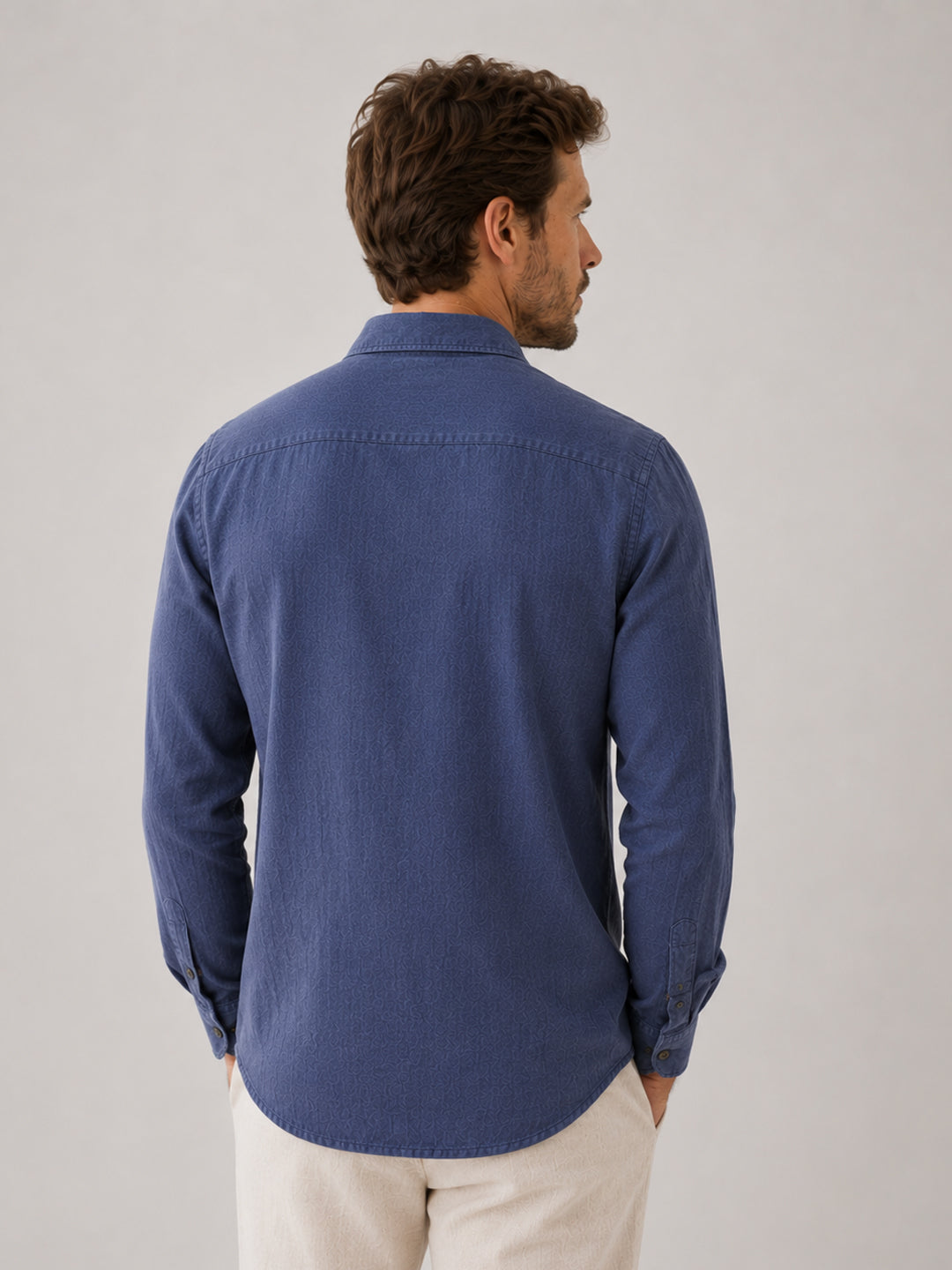 Midnight Harbour Linen Shirt