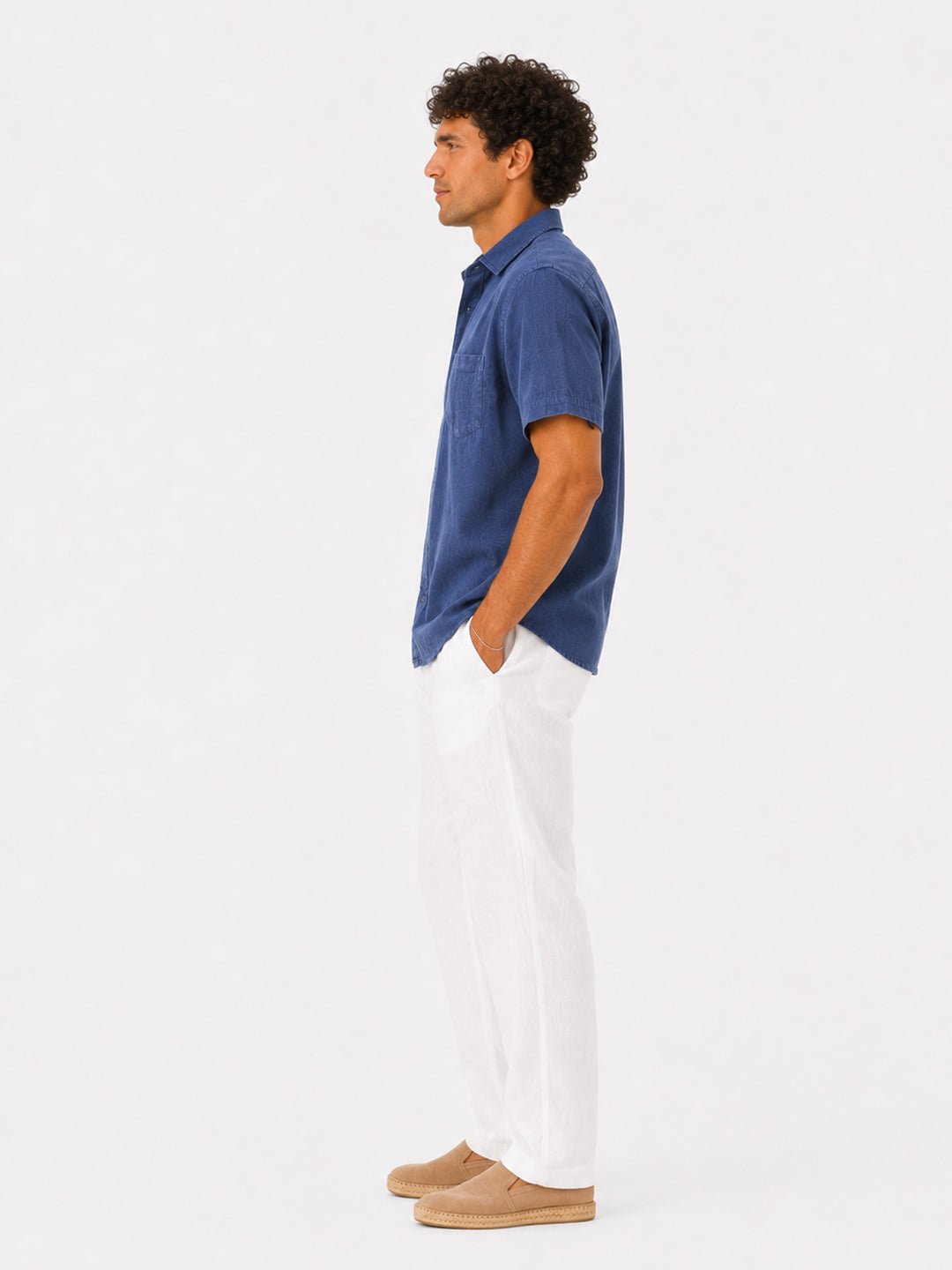 Midnight Harbour Linen Shirt