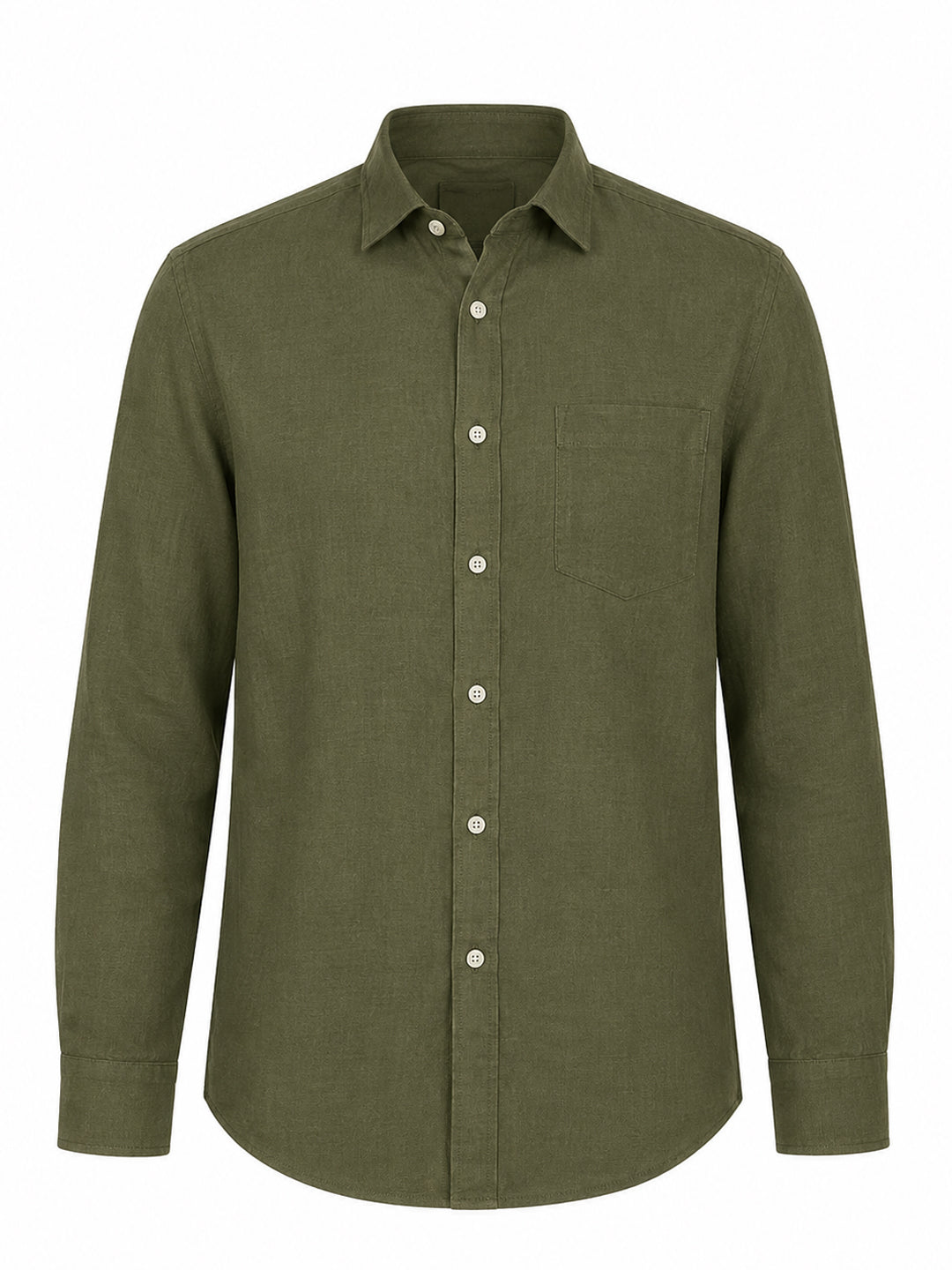 Tuscan Olive Linen shirt