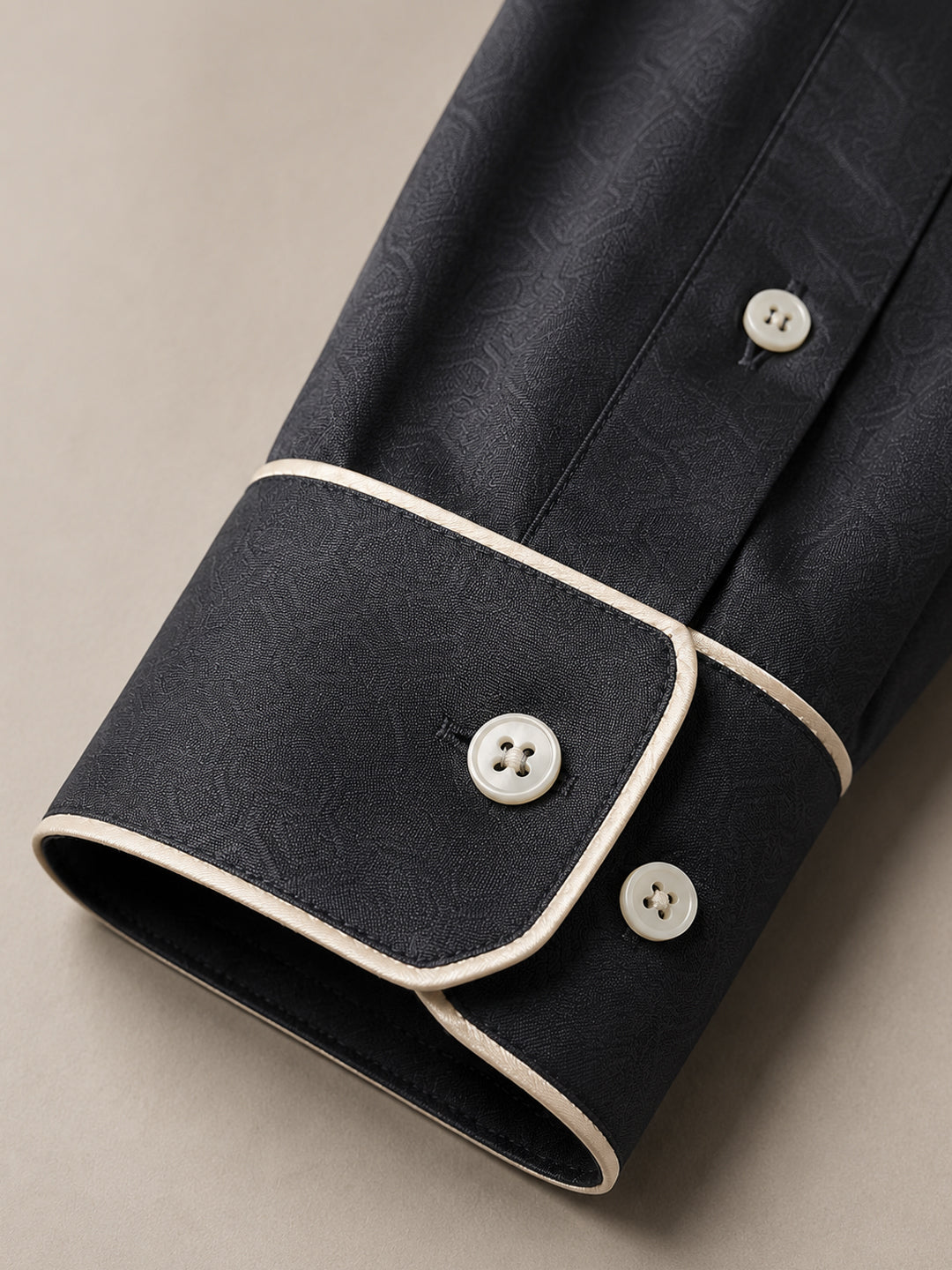 Graphite Piping Premium Soft Satin Party Shirt