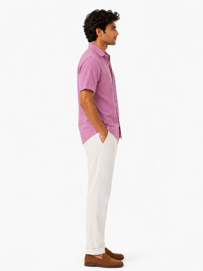 Santorini Rose Linen Shirt