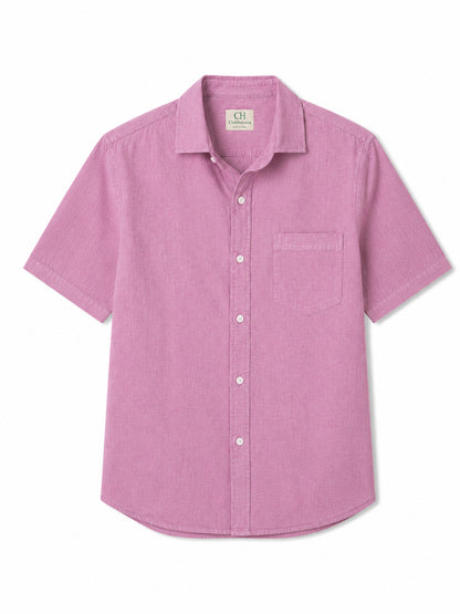 Santorini Rose Linen Shirt