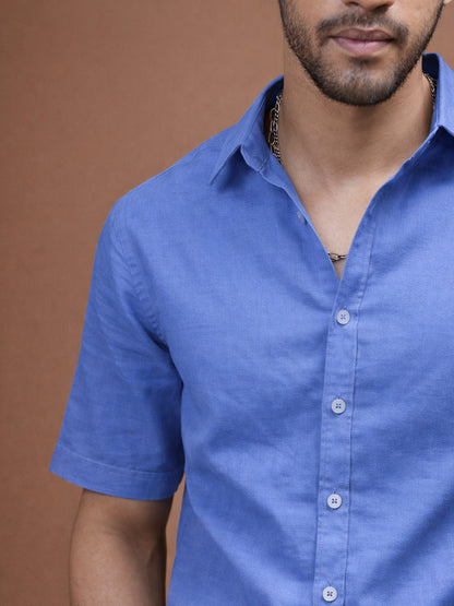 Coastal Denim Linen Shirt