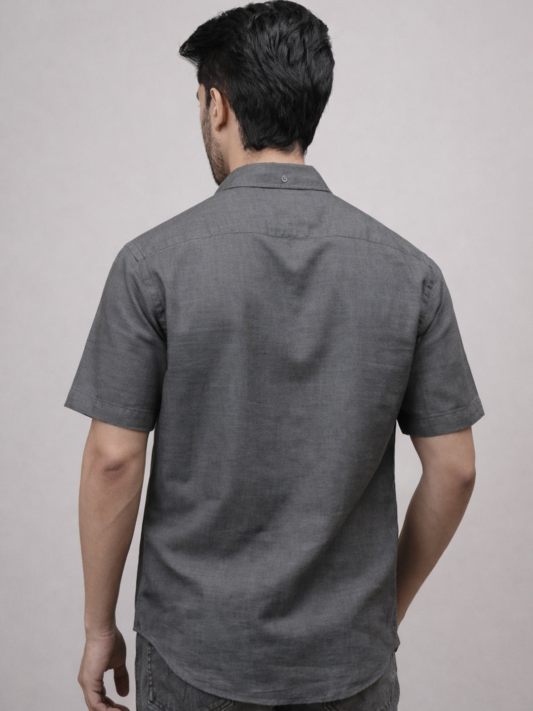 Urban Graphite Linen Shirt