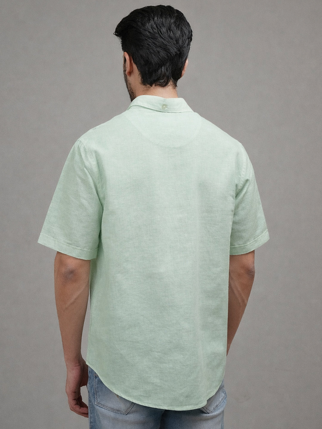 Mint Breeze Linen Shirt