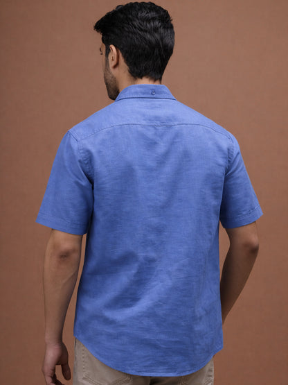 Coastal Denim Linen Shirt