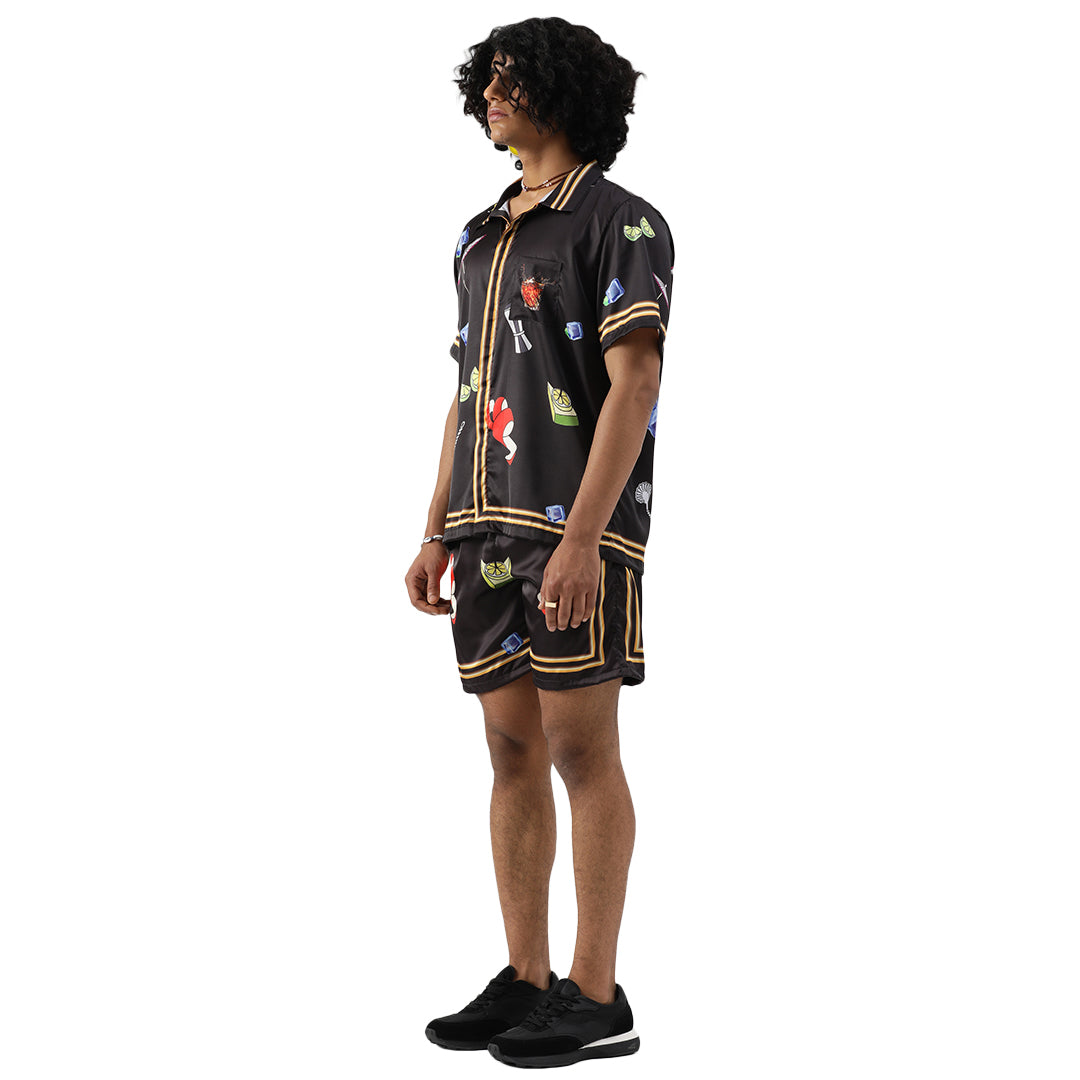 Tipsy Threads - Premium Soft Satin Co-Ord Set