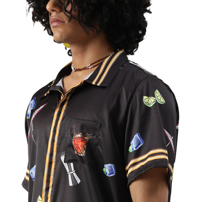 Tipsy Threads – Premium Soft Satin Shirt