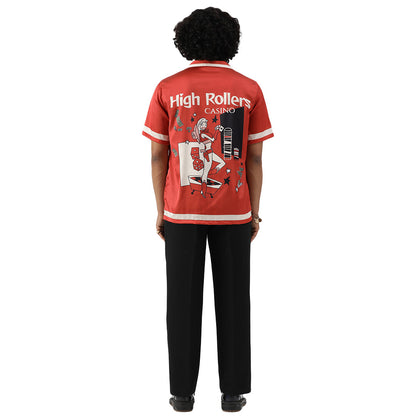 ROYAL FLUSH – Premium Soft Satin Party Shirt
