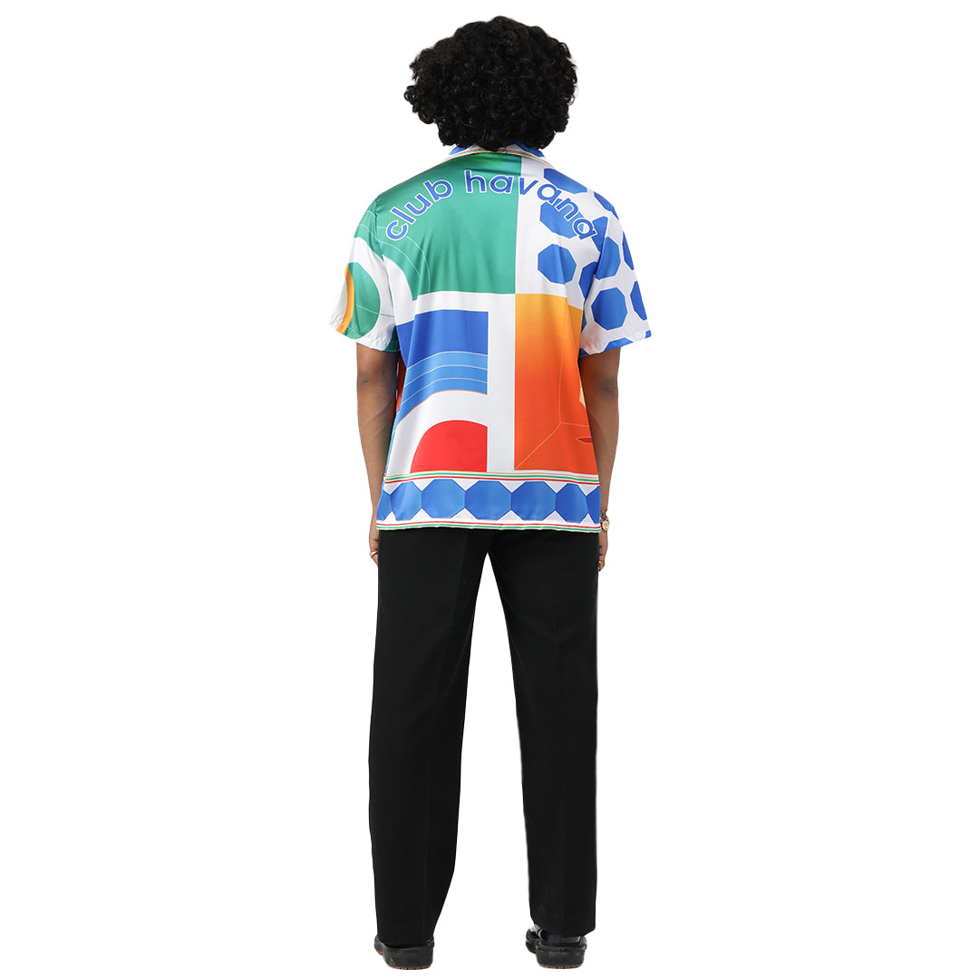Vibrant Visions – Premium Soft Satin Shirt