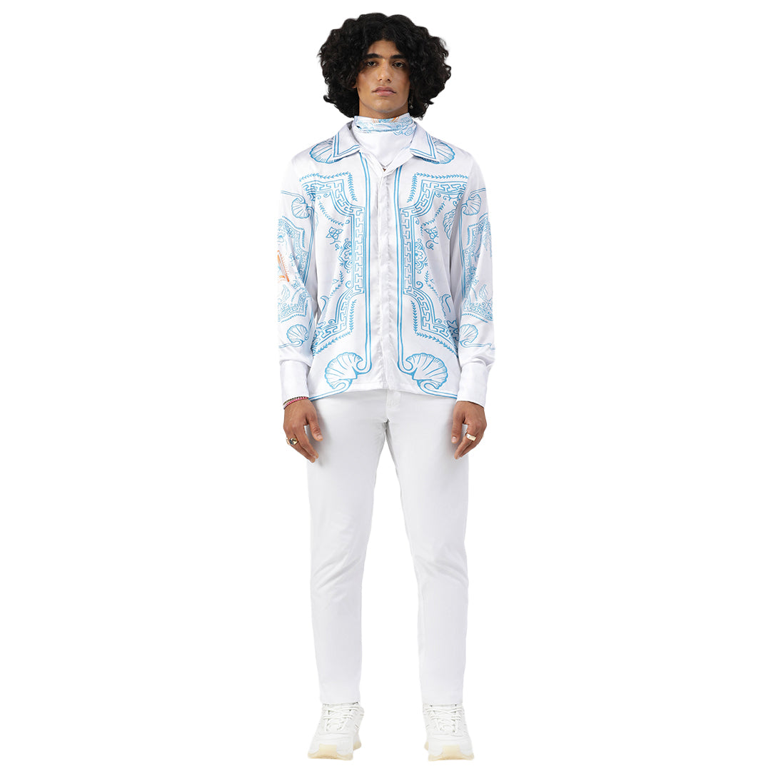 Luxe Line - Premium Soft Satin Shirt