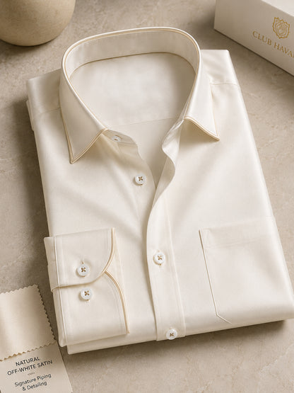 Fog Piping Premium Soft Satin Party Shirt