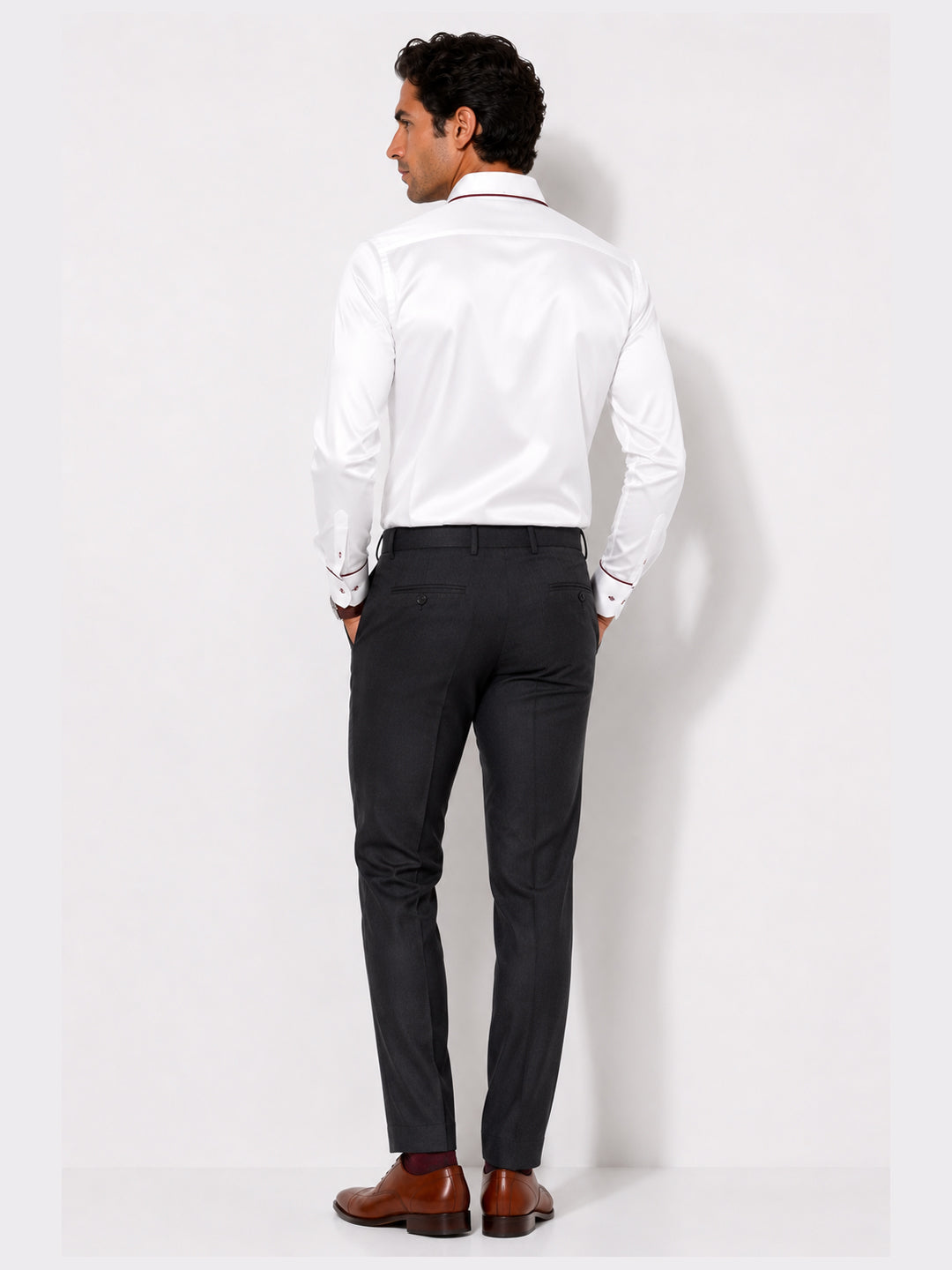 Windsor Piping Premium Soft Satin Party Shirt