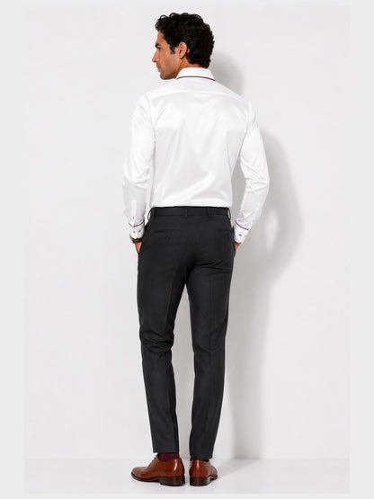 Windsor Piping Premium Soft Satin Party Shirt