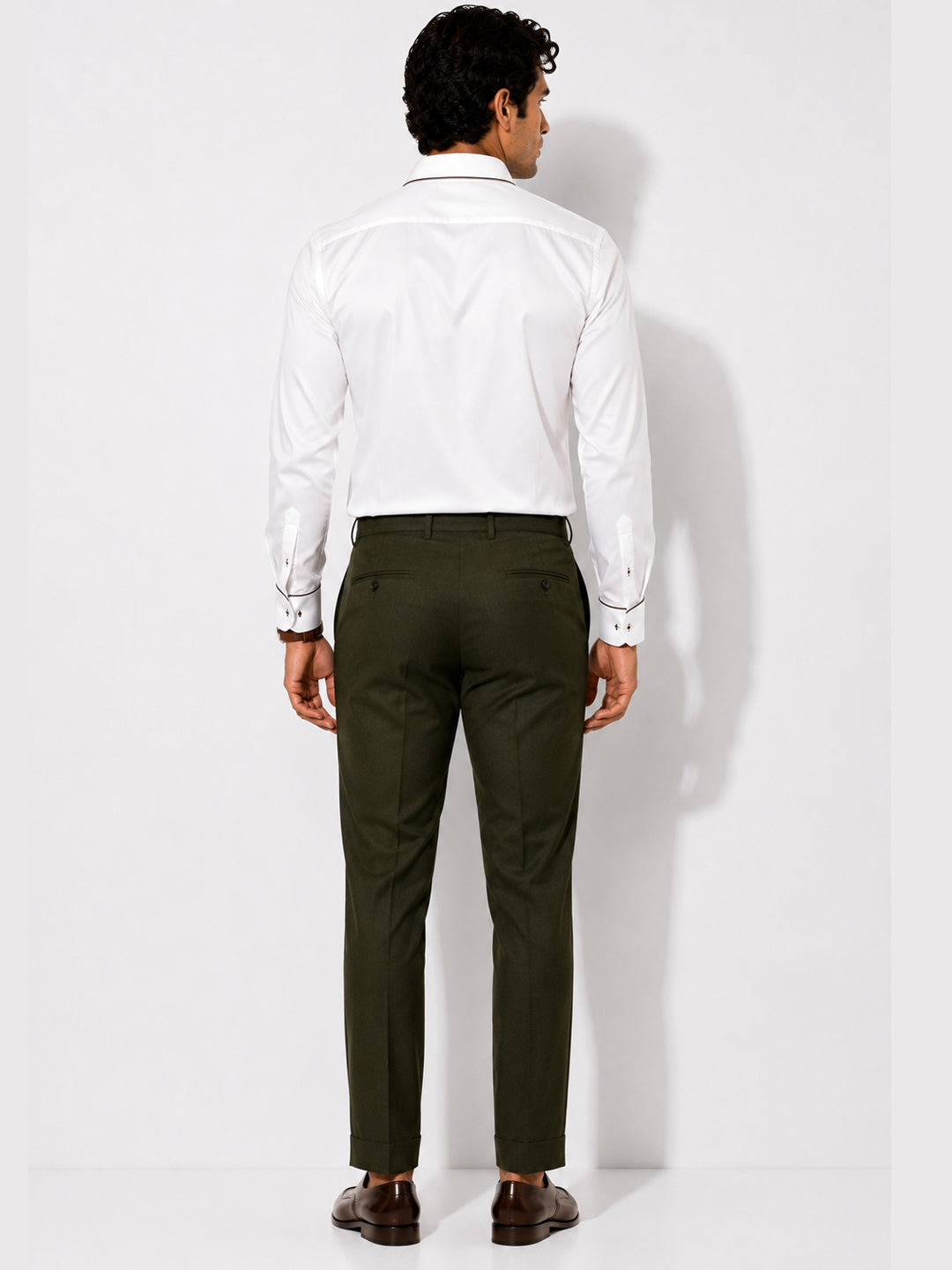 Truffle Piping Premium Soft Satin Party Shirt