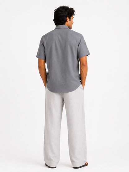 Riviera Smoke Linen shirt