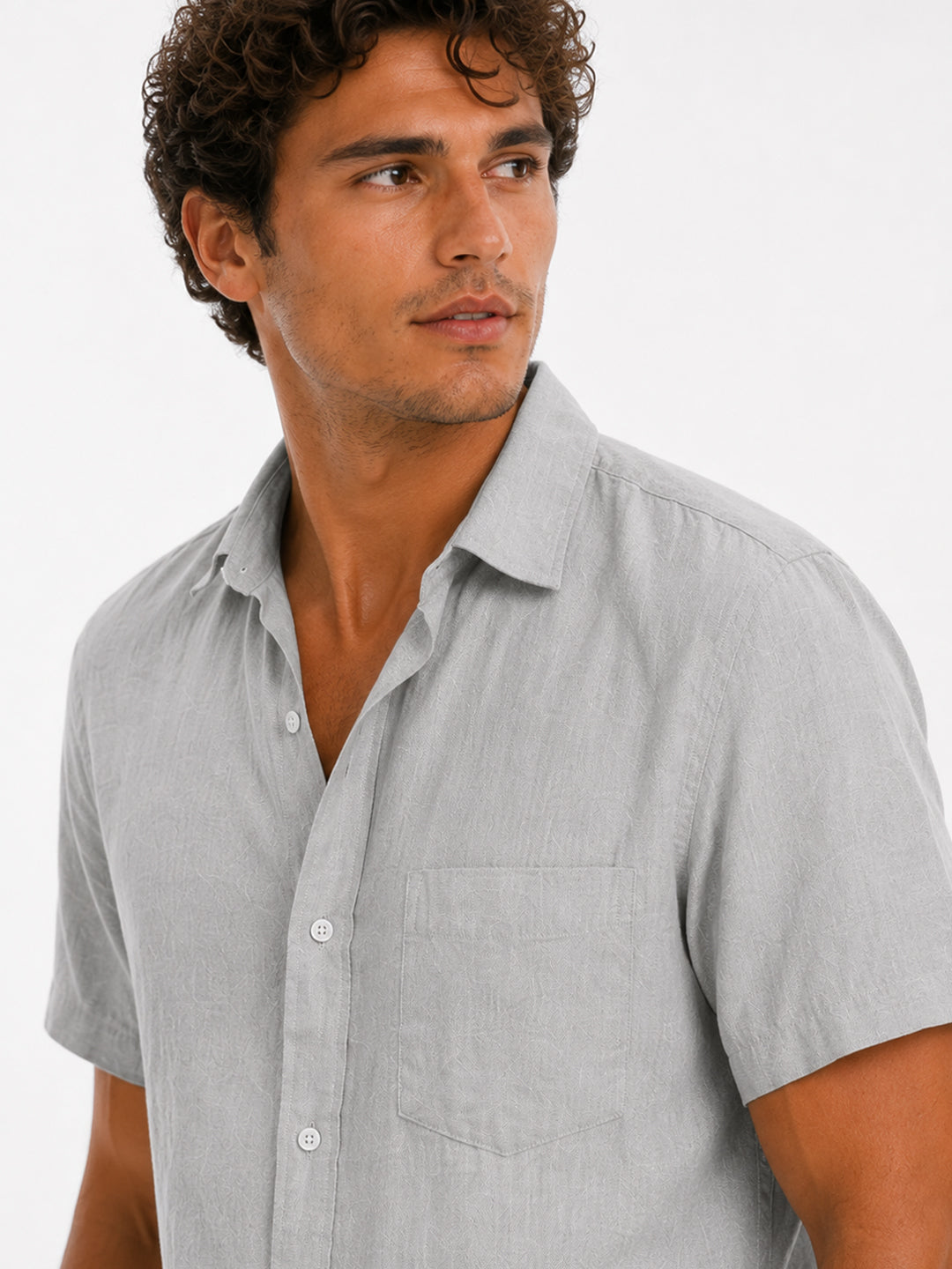 Porto Fino Mist Linen shirt