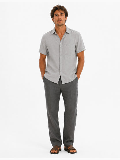 Porto Fino Mist Linen shirt