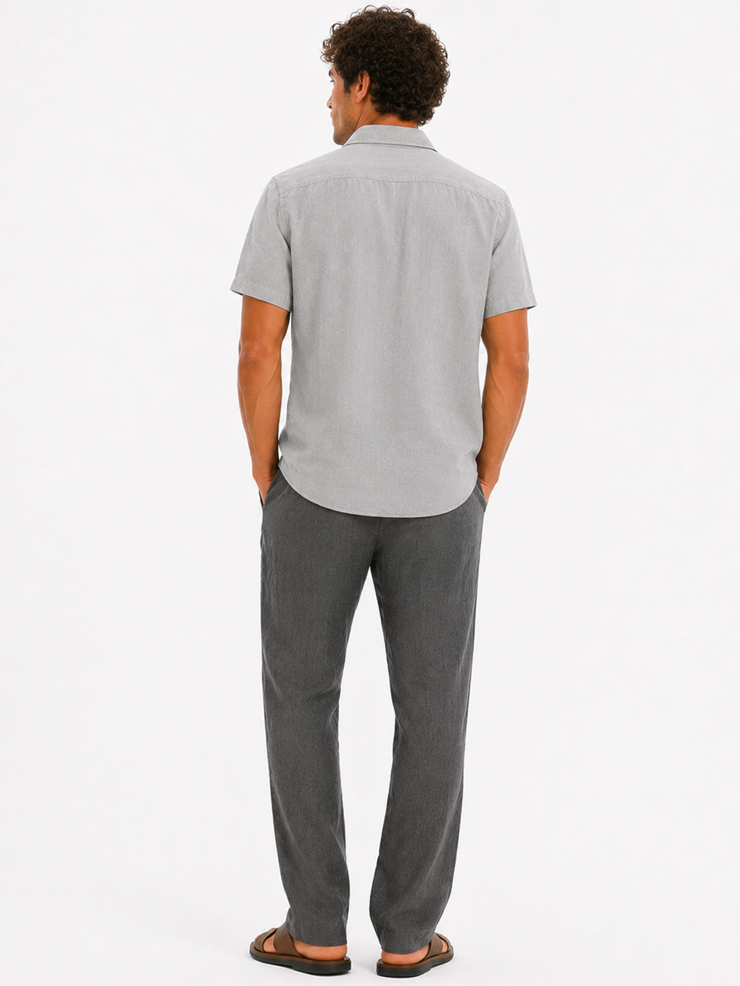 Porto Fino Mist Linen shirt