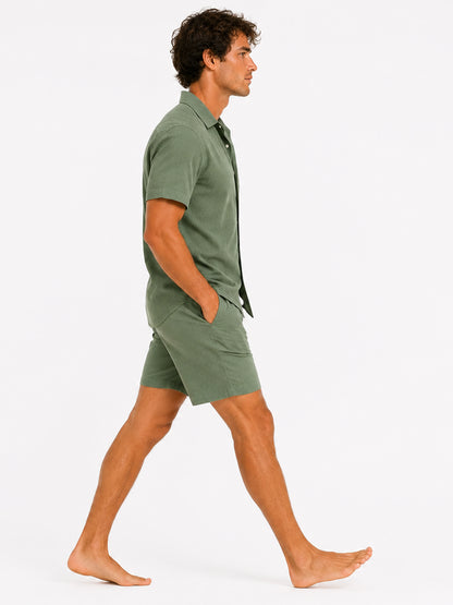 Provence Sage Linen shirt